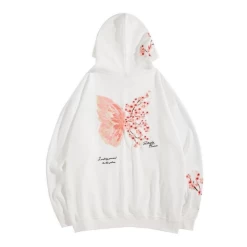 Hoodie Coréen Pink Butterfly™ -Mode Coréenne 11