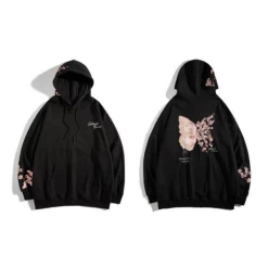 Hoodie Coréen Pink Butterfly™ -Mode Coréenne 8