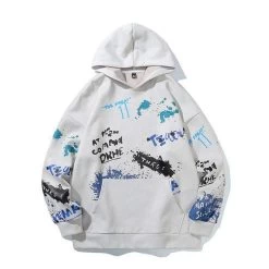 Hoodie Coréen GRAF™ -Mode Coréenne hallyu street blanc m hoodie coreen vinty 16722220580887