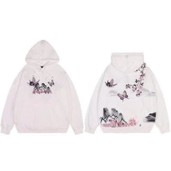 Hoodie Coréen Brodé ZUMA™ -Mode Coréenne hallyu street blanc xl hoodie coreen brode zuma 27946618552343