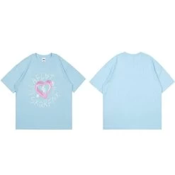 T-Shirt Coréen FNX™ -Mode Coréenne hallyu street bleu ciel m t shirt coreen fnx 27991289298967