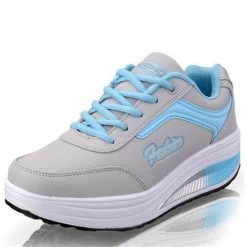 Baskets Coréennes RUNNZ™ -Mode Coréenne hallyu street bleu gris 38 baskets coreenne runnz 27981658095639