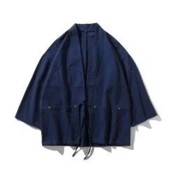 Kimono Japonais GINNY™ -Mode Coréenne hallyu street bleu navy m kimono japonais ginny 27934591713303