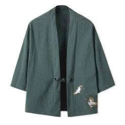 Kimono Japonais SUMMONY™ -Mode Coréenne hallyu street bleu xxxl kimono japonais summony 27934695194647