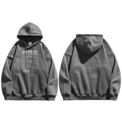Hoodie Coréen GOV™ -Mode Coréenne hallyu street gris fonce l hoodie coreen gov 27939213443095