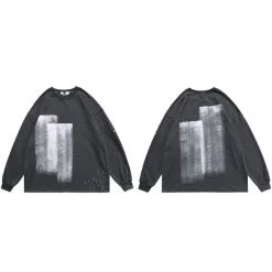 Sweatshirt Coréen DARKWAVES™ -Mode Coréenne hallyu street gris xxl sweatshirt coreen darkwaves 16762389004311