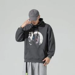 Hoodie Coréen MOONY™ -Mode Coréenne hallyu street hoo gris xl hoodie coreen moony 16711942209559