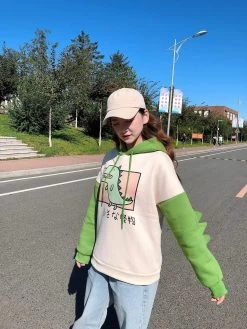 Hoodie Coréen BABYDINO™ -Mode Coréenne hallyu street hoodie coreen babydino 27949620920343