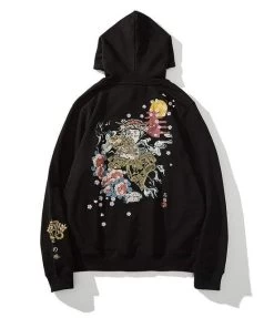 Hoodie Coréen Brodé 갱생™ -Mode Coréenne hallyu street hoodies black c xxxl hoodie coreen brode 16588006948887