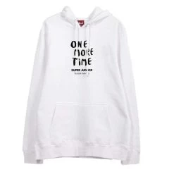 Hoodie ONE MORE TIME SUPERJUNIOR Edition™ -Mode Coréenne hallyu street hoodies blanc s hoodie one more time superjunior edition 12789075836951