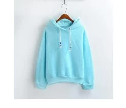 Hoodie Coréen FAWL™ 24 Hoodie Coréen FAWL™ -Mode Coréenne hallyu street hoodies bleu ciel taille unique hoodie coreen fawl 27978150805527