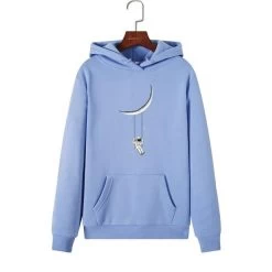 Hoodie Coréen MOON™ -Mode Coréenne hallyu street hoodies bleu xxl hoodie coreen moon 16648344829975
