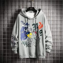 Hoodie Coréen PEATY™ -Mode Coréenne hallyu street hoodies gris 3xl hoodie coreen peaty 16716045484055
