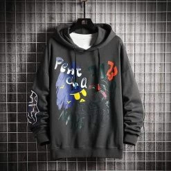 Hoodie Coréen PEATY™ -Mode Coréenne hallyu street hoodies gris anthracite 3xl hoodie coreen peaty 16716045418519