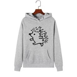 Hoodie Coréen HERISSY™ -Mode Coréenne hallyu street hoodies gris m hoodie coreen herissy 16648334147607