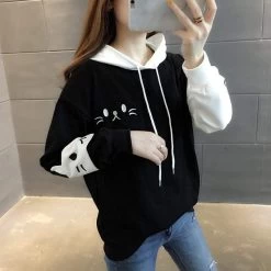 Hoodie Coréen BLACKCAT™ -Mode Coréenne hallyu street hoodies hoodie coreen blackcat 27949574553623