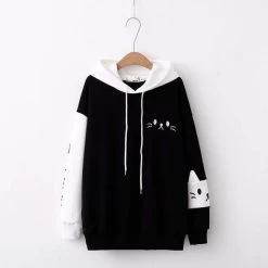 Hoodie Coréen BLACKCAT™ -Mode Coréenne hallyu street hoodies hoodie coreen blackcat 27949574815767