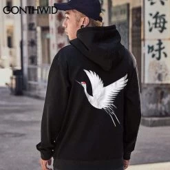Hoodie Coréen Brodé GRUE™ -Mode Coréenne hallyu street hoodies hoodie coreen brode grue 16696254988311