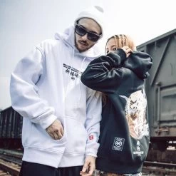 Hoodie Coréen Brodé WORLD™ -Mode Coréenne hallyu street hoodies hoodie coreen brode world 16697247760407