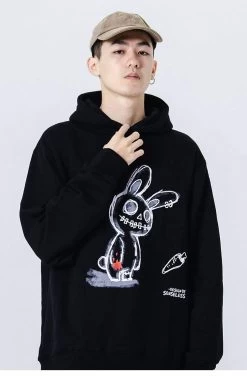 Hoodie Coréen EVILRABBIT™ -Mode Coréenne hallyu street hoodies hoodie coreen evilrabbit 16681452666903