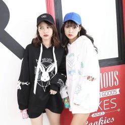 Hoodie Coréen Evil Cutie™ -Mode Coréenne hallyu street hoodies hoodie evil cutie 12029564977175
