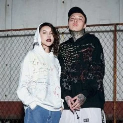 Hoodie Graffiti™ -Mode Coréenne hallyu street hoodies hoodie graffiti 4347333902359