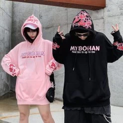 Hoodie Coréen MYBOHAN™ -Mode Coréenne hallyu street hoodies hoodie mybohan 12483232170007