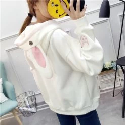 Hoodie Coréen Rabbit Ears™ 17 Hoodie Coréen Rabbit Ears™ -Mode Coréenne hallyu street hoodies hoodie rabbit ears 4466447843351