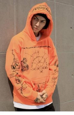 Hoodie WE EMBRACE FEAR™ -Mode Coréenne hallyu street hoodies hoodie we embrace fear 13741354745879