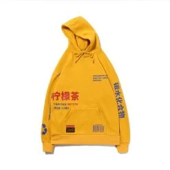 Hoodie Coréen Lemon Tea™ -Mode Coréenne hallyu street hoodies jaune s hoodie lemon tea 4347385970711