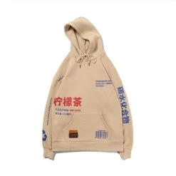 Hoodie Coréen Lemon Tea™ -Mode Coréenne hallyu street hoodies kaki s hoodie lemon tea 4347386757143