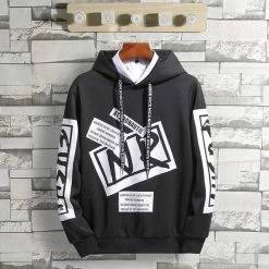 Hoodie Coréen NR™ -Mode Coréenne hallyu street hoodies noir 4xl hoodie coreen nr 16711886766103