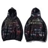 Hoodie Graffiti™ -Mode Coréenne hallyu street hoodies noir l hoodie graffiti 4347334033431