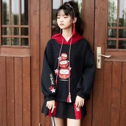 Hoodie Coréen TONAMI™ -Mode Coréenne hallyu street hoodies noir xl hoodie coreen tonami 27945624141847