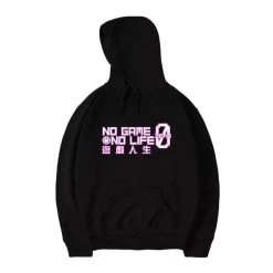 Hoodie NO-GAME-NO-L™ -Mode Coréenne hallyu street hoodies noir xxs hoodie no game no l 16470216867863