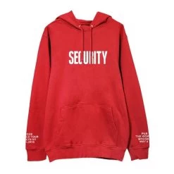 Hoodie Coréen SECURITY RM™ -Mode Coréenne hallyu street hoodies rouge l hoodie coreen security rm 11837565501463