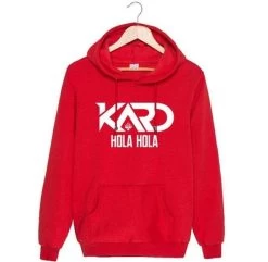 Hoodie K.A.R.D HOLA HOLA™ 12 Hoodie K.A.R.D HOLA HOLA™ -Mode Coréenne hallyu street hoodies rouge s hoodie k a r d hola hola 10918948077591