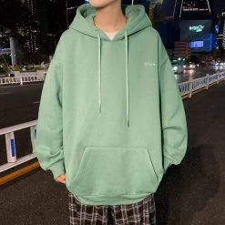 Hoodie Coréen Brodé CLASSY™ -Mode Coréenne hallyu street hoodies vert 4xl hoodie coreen brode classy 16666946371607