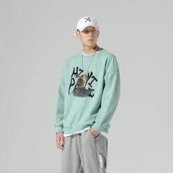 Sweatshirt Coréen HASH™ -Mode Coréenne hallyu street hoodies vert xxxl sweatshirt coreen hash 16716093095959