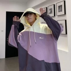 Hoodie Coréen LINY™ -Mode Coréenne hallyu street hoodies violet xxl hoodie coreen liny 16672467615767