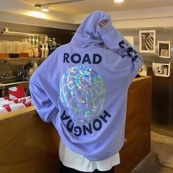 Hoodie Coréen ROADYZ™ -Mode Coréenne hallyu street hoodies violet xxxl hoodie coreen roady 16727513235479