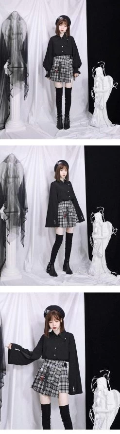 Jupe Coréenne HARAJUKUxHEM™ -Mode Coréenne hallyu street jupes courtes jupe harajukuxhem 13420088295447