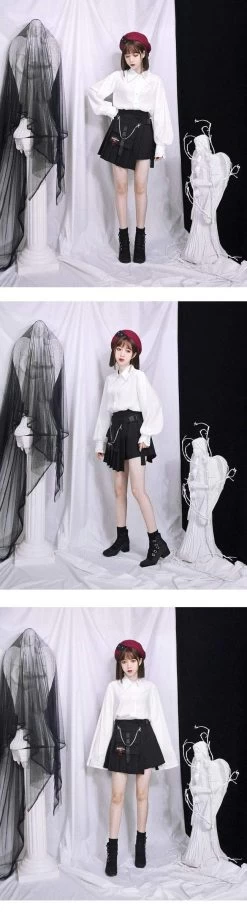 Jupe Coréenne HARAJUKUxHEM™ -Mode Coréenne hallyu street jupes courtes jupe harajukuxhem 13420088393751