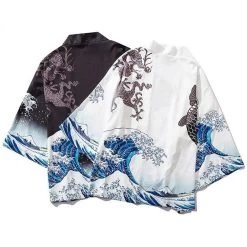 Kimono Japonais KANAGAWA™ 17 Kimono Japonais KANAGAWA™ -Mode Coréenne hallyu street kimono japonais kanagawa 16692201324567