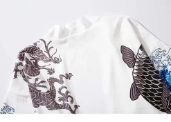 Kimono Japonais KANAGAWA™ 24 Kimono Japonais KANAGAWA™ -Mode Coréenne hallyu street kimono japonais kanagawa 16692201357335