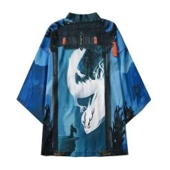 Kimono Japonais DEGEN™ -Mode Coréenne hallyu street kimonos bleu m kimono japonais degen 16758668066839