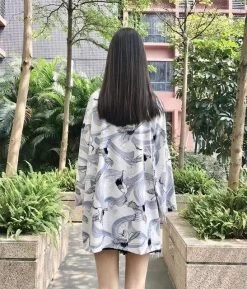 Kimono Japonais SERENITY™ -Mode Coréenne hallyu street kimonos modele 6 taille unique kimono japonais serenity 16727547183127