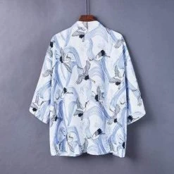 Kimono Japonais MULTISTYLE™ -Mode Coréenne hallyu street modele 15 one size kimono japonais multistyle 16702683578391