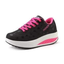 Baskets Coréennes RUNNZ™ -Mode Coréenne hallyu street noir rouge 38 baskets coreenne runnz 27981658259479