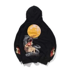 Hoodie Coréen Brodé MOONY™
